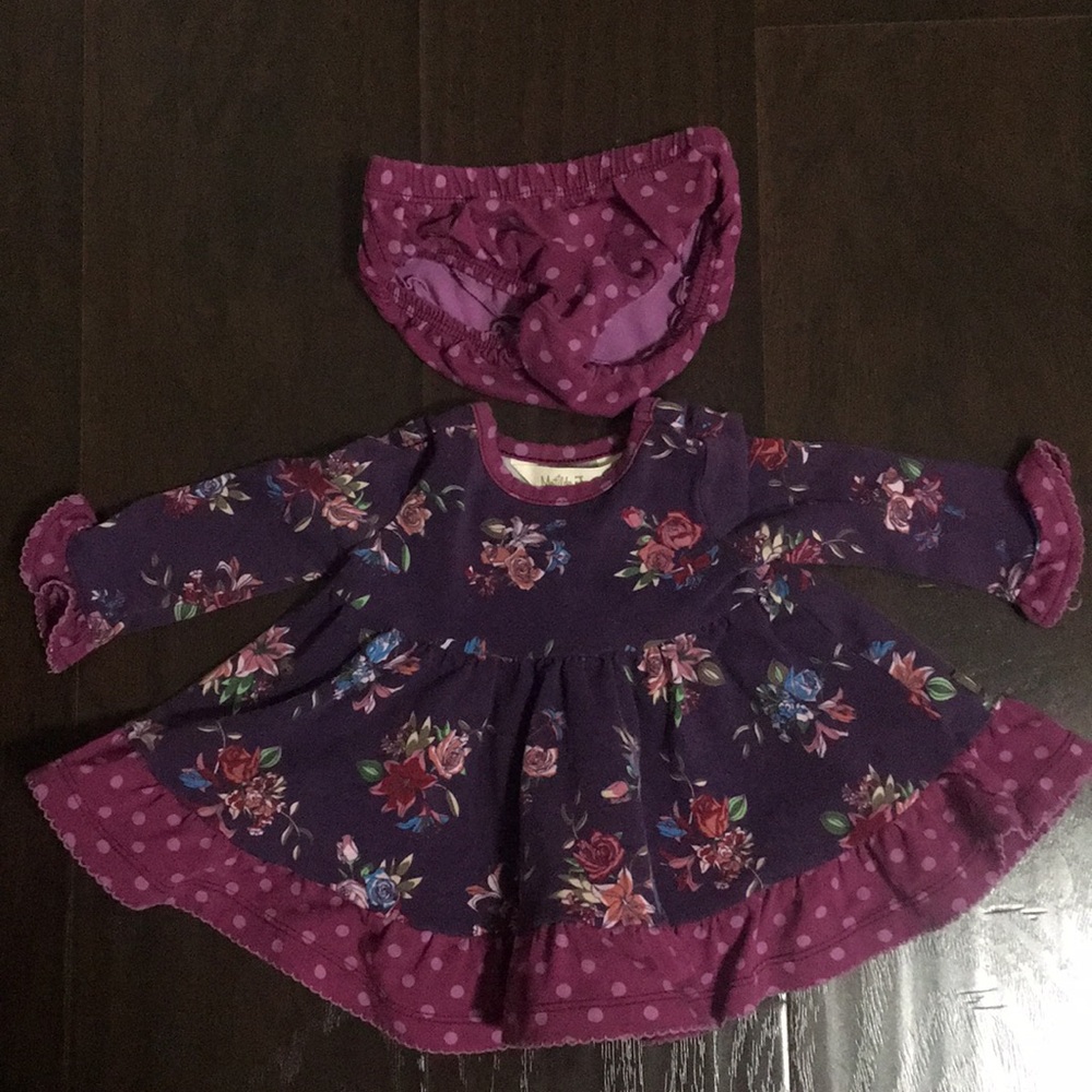 Matilda Jane 0-3 month dress with diaper cover